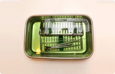 바이덱스(Glutaraldehyde 2%) 살균액으로 2차 살균